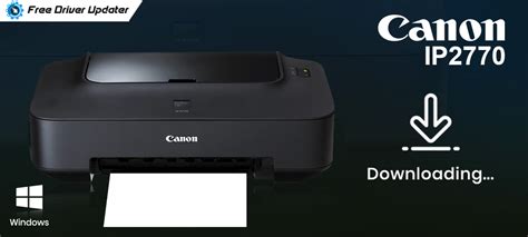 free install printer canon ip2770
